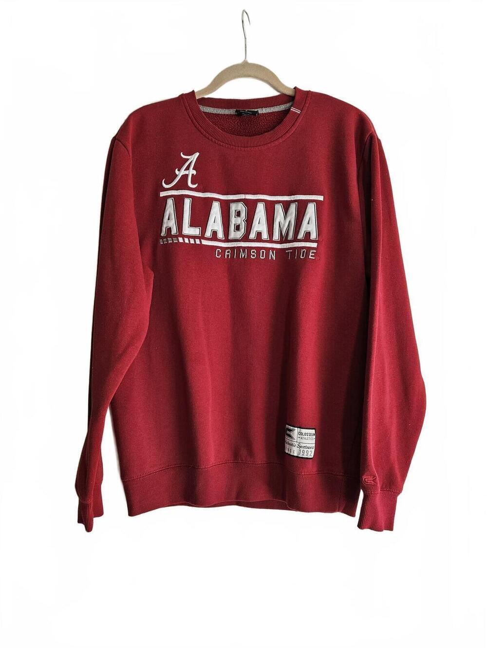 Alabama Crimson Tide Colosseum Athletics Crewneck Sweatshirt Size L